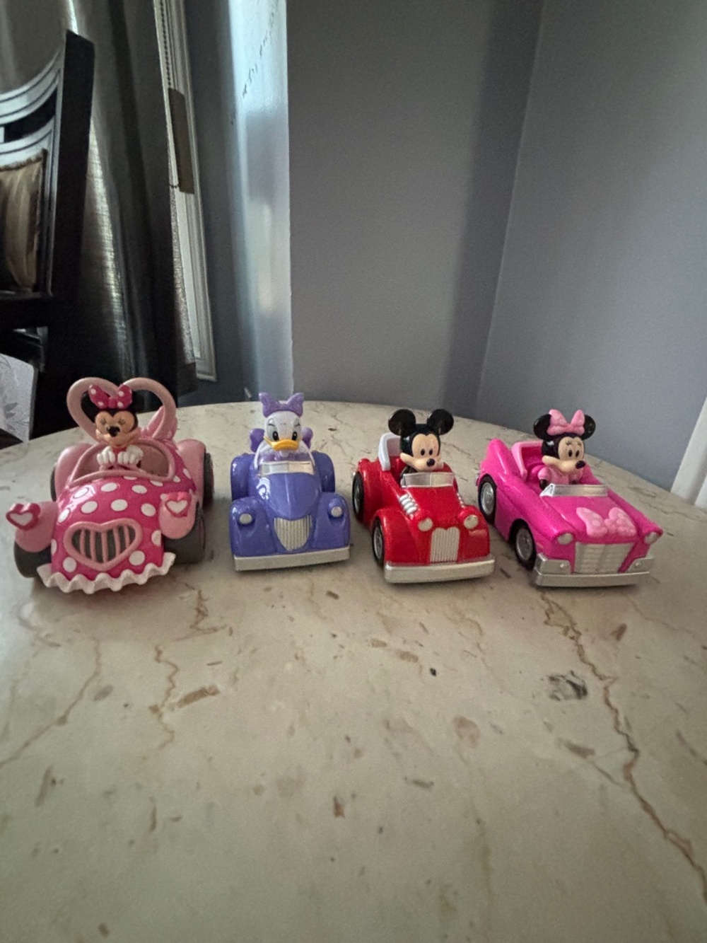 Disney Mickey & Minnie Mouse Roadster Racers Toy Cars Set of 4